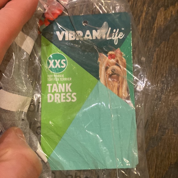 NWT Vibrant Life Dog Tank Dress Size: XXS (Up to 10 pounds) “Mommy's Fan Girl” - Picture 8 of 9